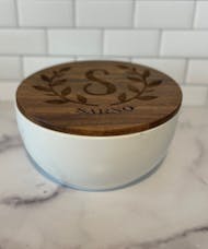 Personalized Serving Bowl w/ Lid